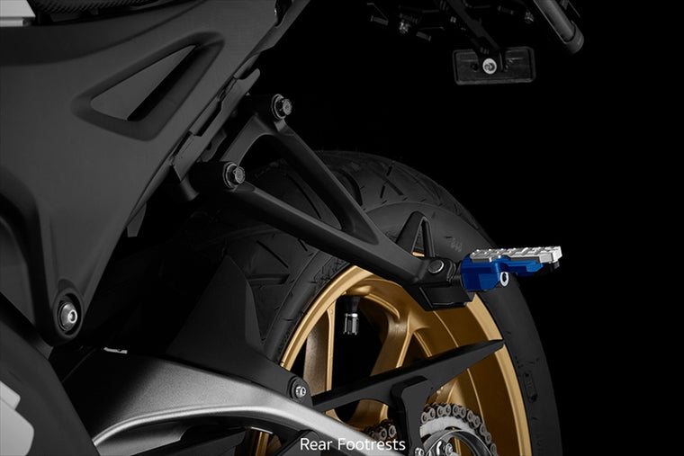 BIKERS(バイカーズ)｜リアフットレスト ブルー｜Y0260-BLU