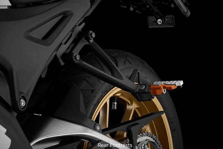 BIKERS(バイカーズ)｜リアフットレスト オレンジゴールド｜Y0260-OGD