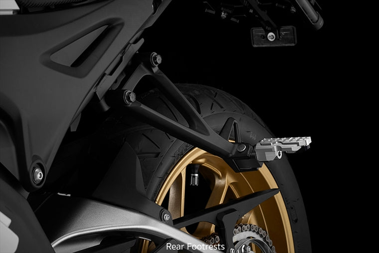 BIKERS(バイカーズ)｜リアフットレスト シルバー｜Y0260-SLV