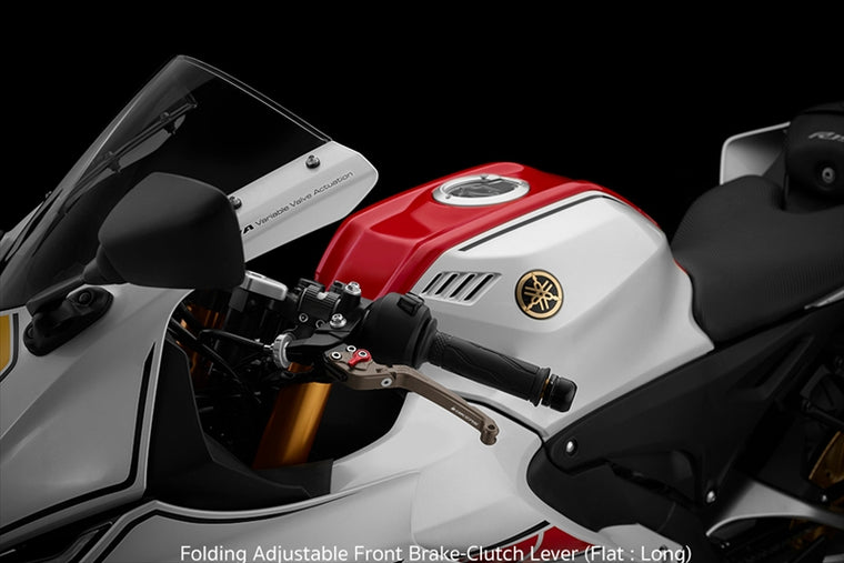 BIKERS(バイカーズ)｜レバーセット 可倒式 フラットタイプ チタン｜Y0390-TIN