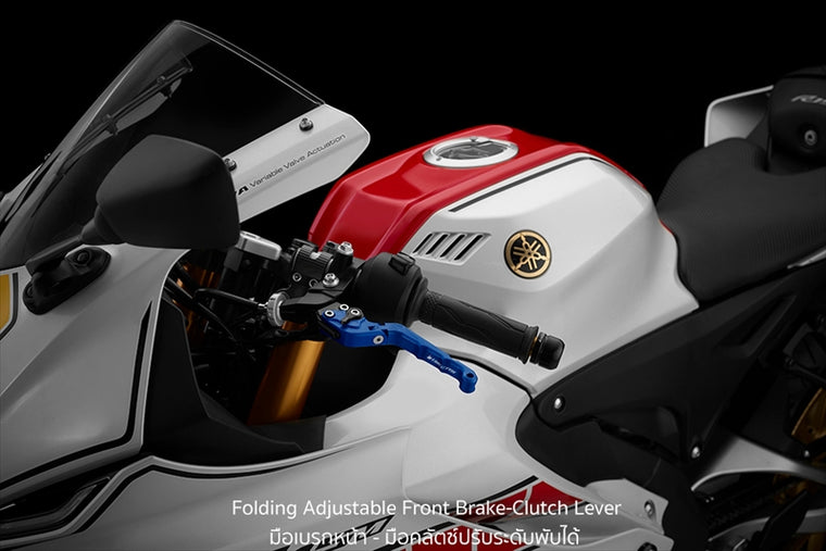 BIKERS(バイカーズ)｜レバーセット 可倒式 カーブタイプ ブルー｜Y0391-BLU