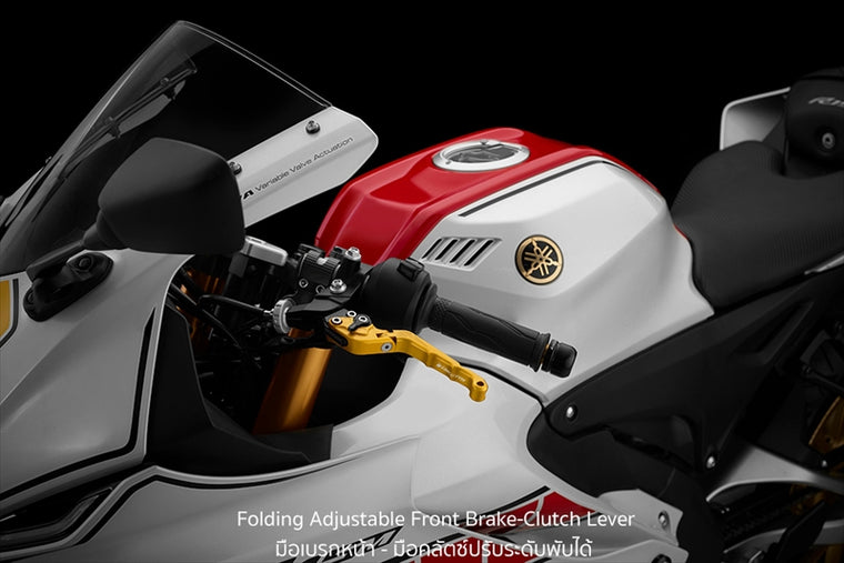 BIKERS(バイカーズ)｜レバーセット 可倒式 カーブタイプ ライトゴールド｜Y0391-LGD