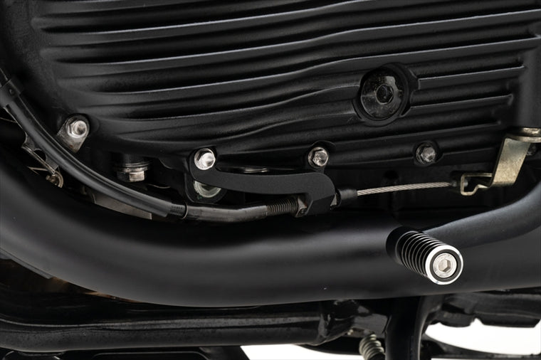 MOTONE CUSTOMS(モートーン)｜クラッチケーブルガイド STILO ブラック｜MMU599