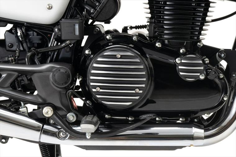 MOTONE CUSTOMS(モートーン)｜エンジンカバー 右 ブラック/ポリッシュ｜MMU638