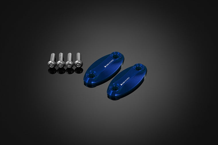 BIKERS(バイカーズ)｜ミラーホールカバー ブルー｜H0890-BLU