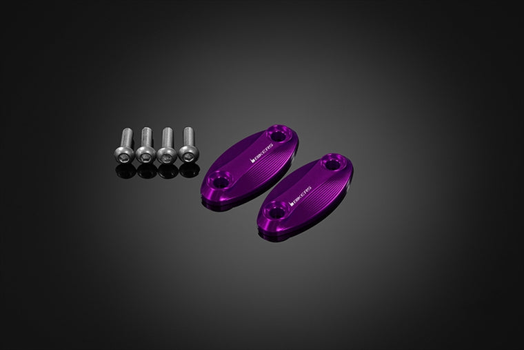 BIKERS(バイカーズ)｜ミラーホールカバー パープル｜H0890-PUR