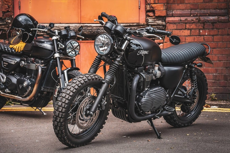 MOTONE CUSTOMS(モートーン) シート VIPER MK.II リブ ブラック MSM038