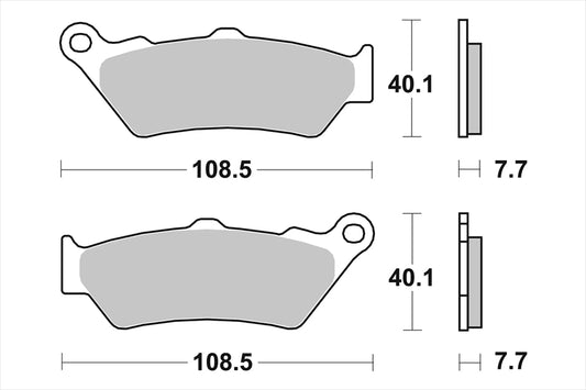 BREMBO SERIE ORO(ブレンボ セリエオロ)｜セリエオロ ブレーキパッド SP｜07BB03SP