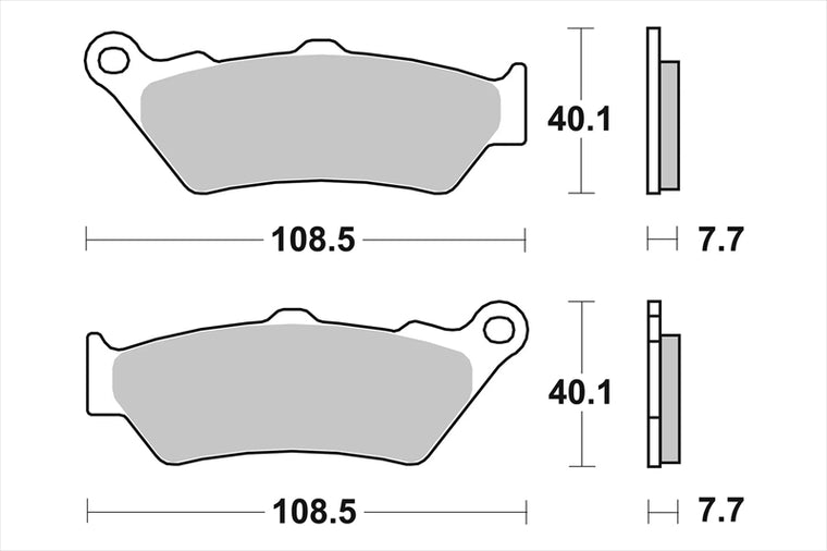 BREMBO SERIE ORO(ブレンボ セリエオロ)｜セリエオロ ブレーキパッド SP｜07BB03SP