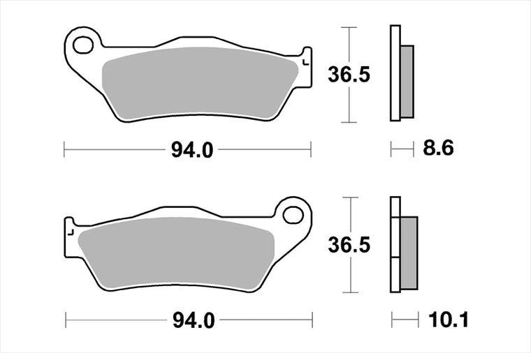 BREMBO SERIE ORO(ブレンボ セリエオロ) | セリエオロ ブレーキパッド SP | 07BB28SP