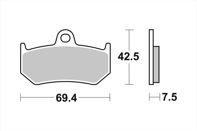 BREMBO SERIE ORO(ブレンボ セリエオロ) | セリエオロ ブレーキパッド SP | 07GR35SP
