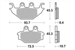 BREMBO SERIE ORO(ブレンボ セリエオロ) | セリエオロ ブレーキパッド SP | 07GR81SP