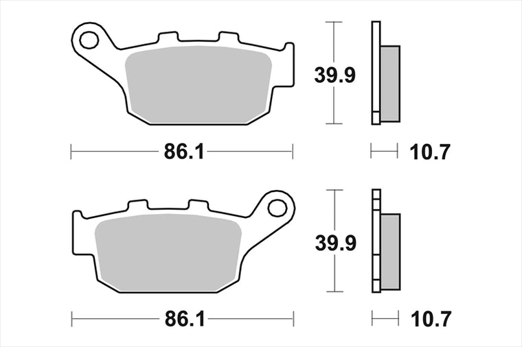 BREMBO SERIE ORO(ブレンボ セリエオロ)｜セリエオロ ブレーキパッド SP｜07HO27SP