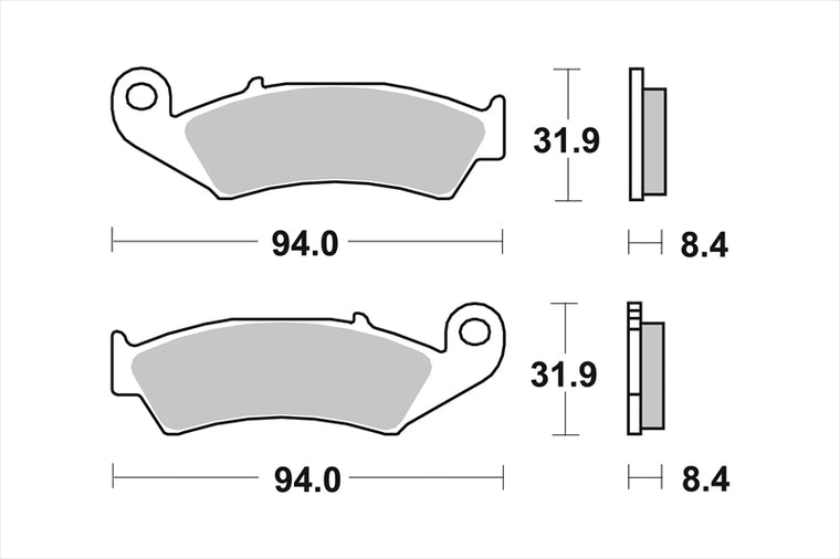BREMBO SERIE ORO(ブレンボ セリエオロ)｜セリエオロ ブレーキパッド SP｜07HO29SP