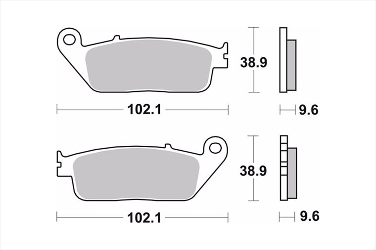 BREMBO SERIE ORO(ブレンボ セリエオロ) | セリエオロ ブレーキパッド SP | 07HO31SP