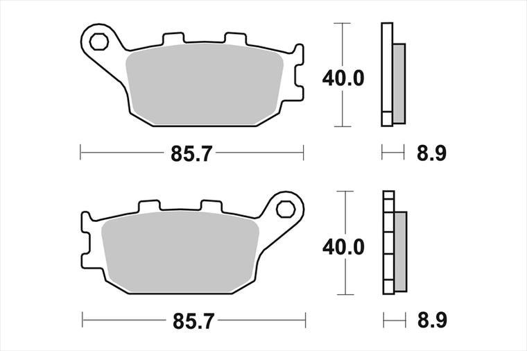 BREMBO SERIE ORO(ブレンボ セリエオロ)｜セリエオロ ブレーキパッド SP｜07HO36SP