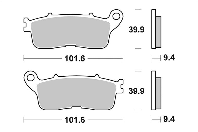 BREMBO SERIE ORO(ブレンボ セリエオロ) | セリエオロ ブレーキパッド SP | 07HO60SP
