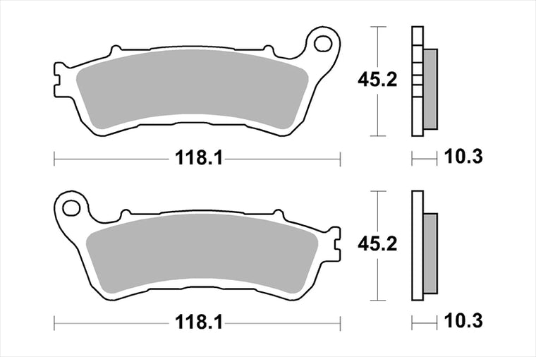 BREMBO SERIE ORO(ブレンボ セリエオロ) | セリエオロ ブレーキパッド SP | 07HO66SP