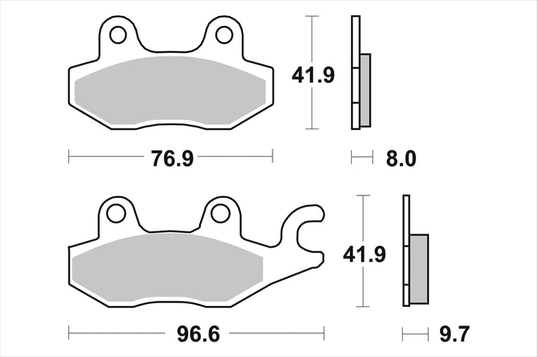 BREMBO SERIE ORO(ブレンボ セリエオロ) | セリエオロ ブレーキパッド SP | 07YA20SP