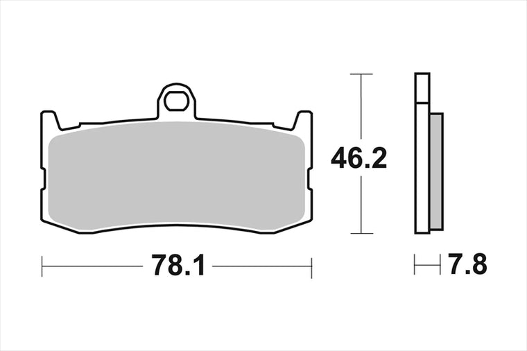 BREMBO SERIE ORO(ブレンボ セリエオロ) | セリエオロ ブレーキパッド SA | 07GR06SA