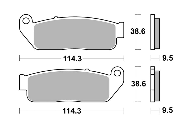 BREMBO SERIE ORO(ブレンボ セリエオロ) | セリエオロ ブレーキパッド SA | 07GR80SA