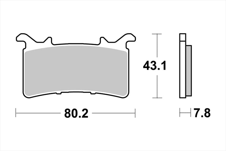 BREMBO SERIE ORO(ブレンボ セリエオロ) | セリエオロ ブレーキパッド SA | 07GR99SA