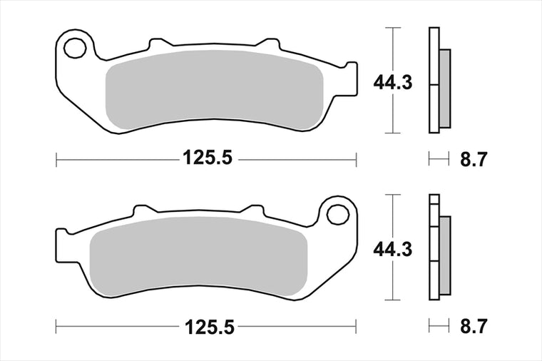 BREMBO SERIE ORO(ブレンボ セリエオロ) | セリエオロ ブレーキパッド SA | 07HO39SA