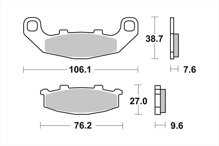 BREMBO SERIE ORO(ブレンボ セリエオロ) | セリエオロ ブレーキパッド SA | 07KA11SA
