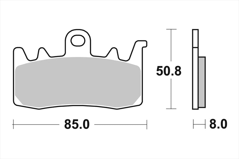 BREMBO SERIE ORO(ブレンボ セリエオロ)｜セリエオロ ブレーキパッド RC｜07BB38RC