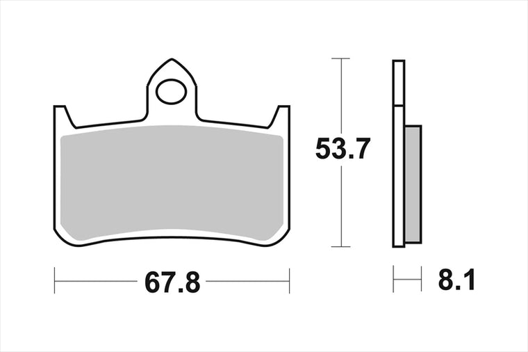 BREMBO SERIE ORO(ブレンボ セリエオロ)｜セリエオロ ブレーキパッド RC｜07HO28RC