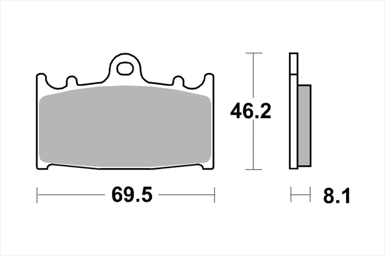 BREMBO SERIE ORO(ブレンボ セリエオロ)｜セリエオロ ブレーキパッド RC｜07KA13RC