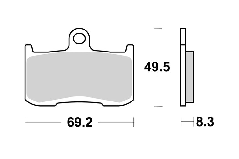 BREMBO SERIE ORO(ブレンボ セリエオロ)｜セリエオロ ブレーキパッド RC｜07KA23RC