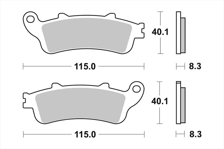 BREMBO SERIE ORO(ブレンボ セリエオロ)｜セリエオロ ブレーキパッド LA｜07HO42LA