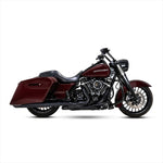 バンスアンドハインズ | VanceHines Twin Slash Round スリップオン ブラックマフラー TOURING M8  17-24 | 1801-1803