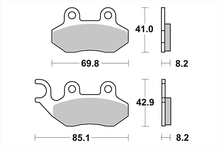 BREMBO SERIE ORO(ブレンボ セリエオロ) | セリエオロ ブレーキパッド CC | 07005CC
