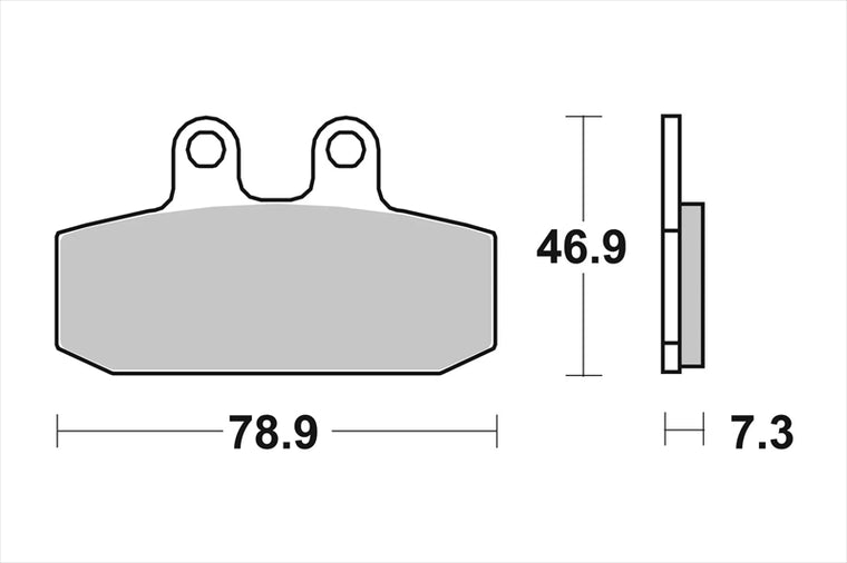 BREMBO SERIE ORO(ブレンボ セリエオロ) | セリエオロ ブレーキパッド CC | 07006CC