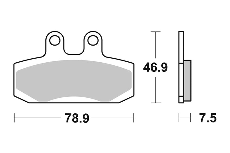 BREMBO SERIE ORO(ブレンボ セリエオロ) | セリエオロ ブレーキパッド CC | 07007CC