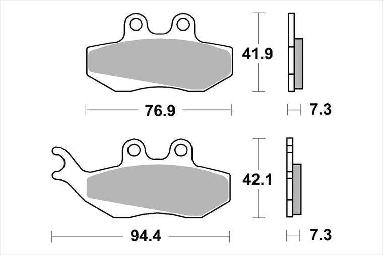 BREMBO SERIE ORO(ブレンボ セリエオロ) | セリエオロ ブレーキパッド CC | 07012CC