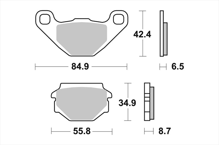 BREMBO SERIE ORO(ブレンボ セリエオロ) | セリエオロ ブレーキパッド CC | 07015CC