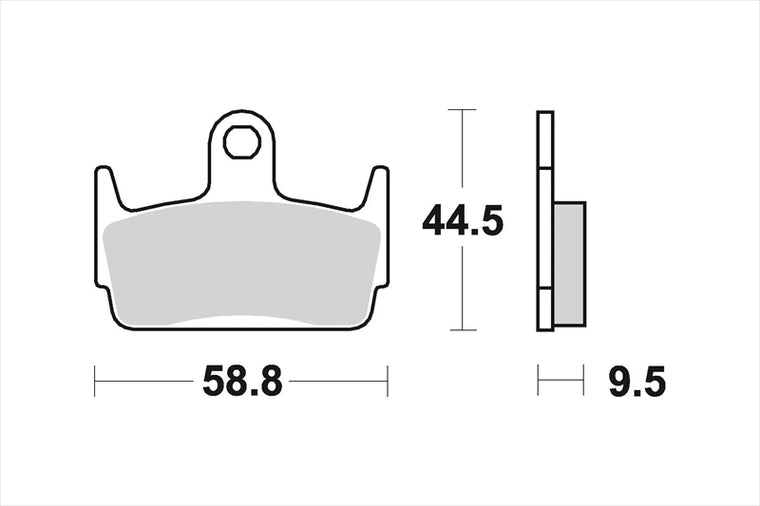 BREMBO SERIE ORO(ブレンボ セリエオロ) | セリエオロ ブレーキパッド CC | 07016CC