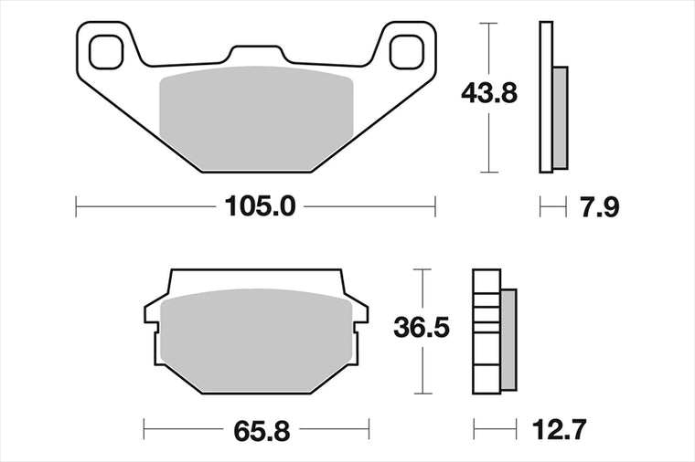 BREMBO SERIE ORO(ブレンボ セリエオロ) | セリエオロ ブレーキパッド CC | 07023CC