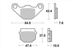 BREMBO SERIE ORO(ブレンボ セリエオロ) | セリエオロ ブレーキパッド CC | 07026CC