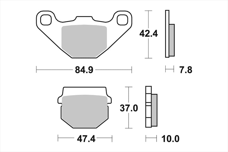 BREMBO SERIE ORO(ブレンボ セリエオロ) | セリエオロ ブレーキパッド CC | 07026CC
