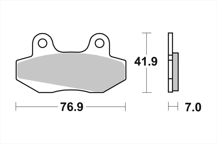 BREMBO SERIE ORO(ブレンボ セリエオロ) | セリエオロ ブレーキパッド CC | 07027CC