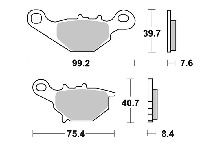 BREMBO SERIE ORO(ブレンボ セリエオロ)｜セリエオロ ブレーキパッド CC｜07036CC