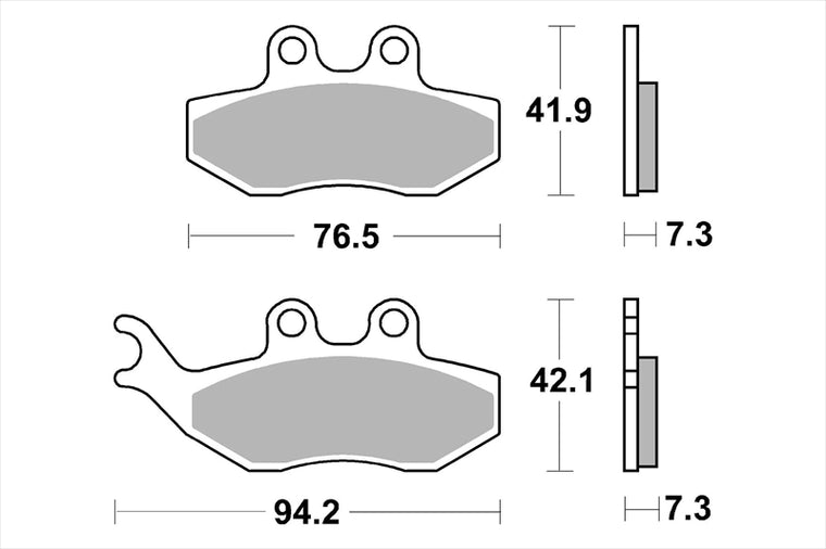 BREMBO SERIE ORO(ブレンボ セリエオロ) | セリエオロ ブレーキパッド CC | 07049CC