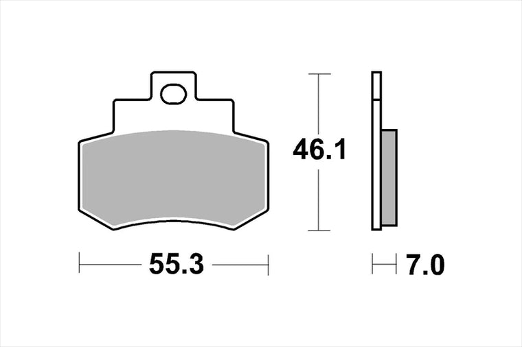 BREMBO SERIE ORO(ブレンボ セリエオロ) | セリエオロ ブレーキパッド CC | 07051CC