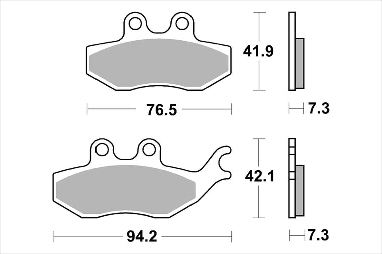 BREMBO SERIE ORO(ブレンボ セリエオロ) | セリエオロ ブレーキパッド CC | 07054CC