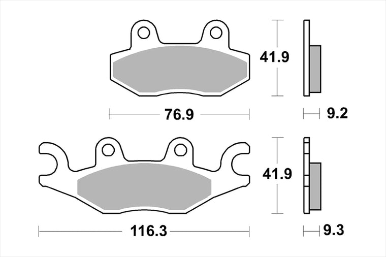 BREMBO SERIE ORO(ブレンボ セリエオロ) | セリエオロ ブレーキパッド CC | 07095CC