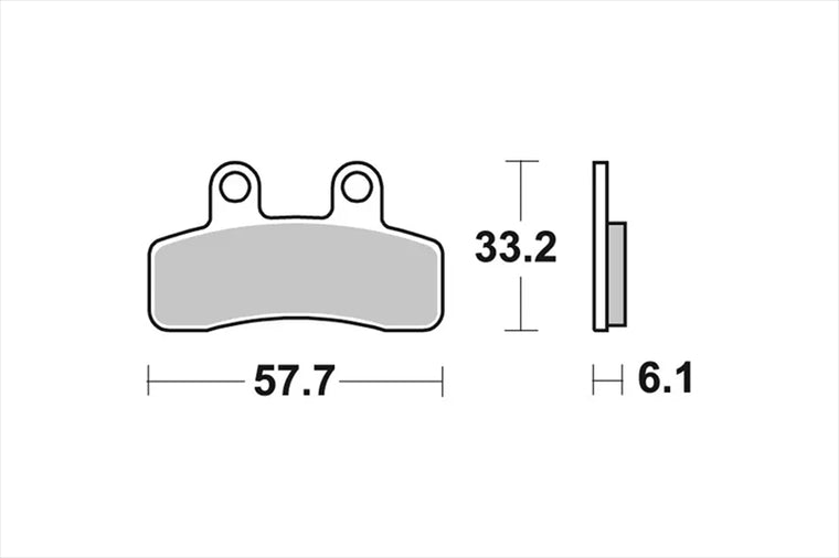 BREMBO SERIE ORO(ブレンボ セリエオロ) | セリエオロ ブレーキパッド CC | 07097CC